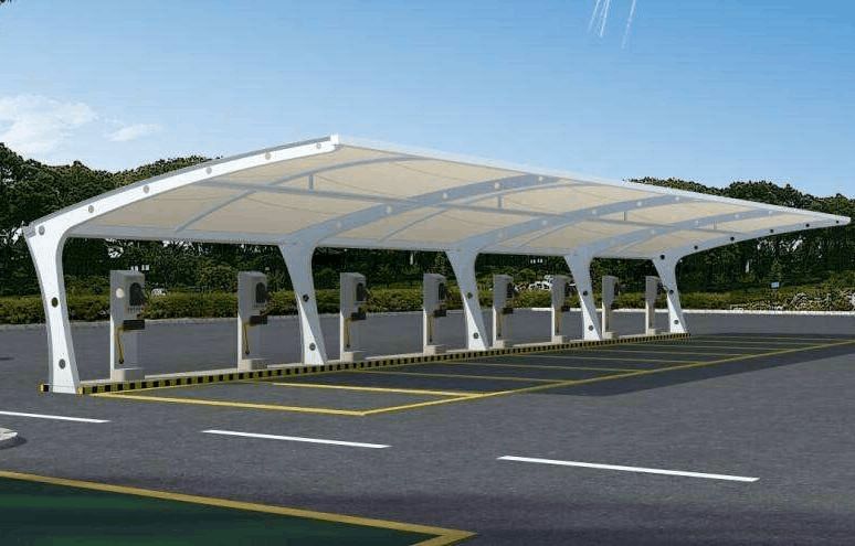 庆安县膜结构停车棚